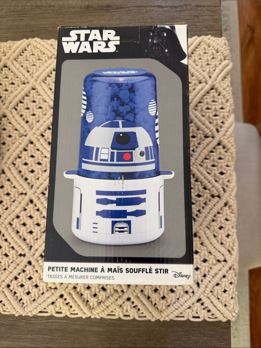 Disney Star Wars R2-D2 Blue and White Popcorn Maker